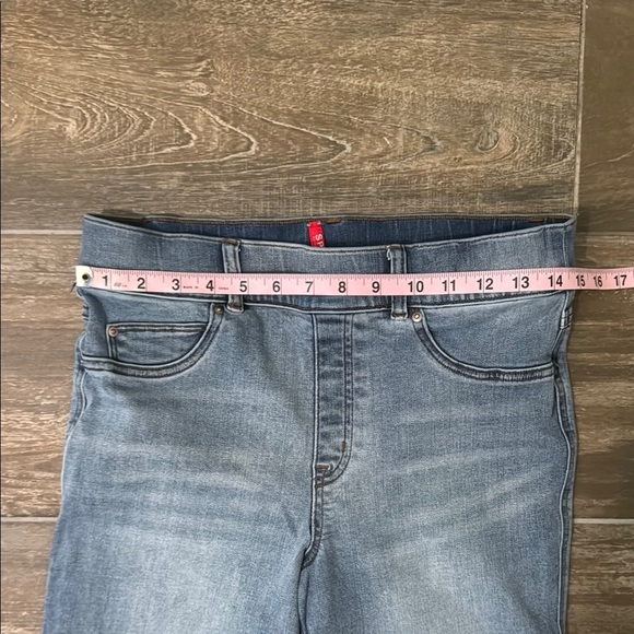 SPANX Blue Skinny Jeans with Sleek Tapered Fit - Picture 4 of 9